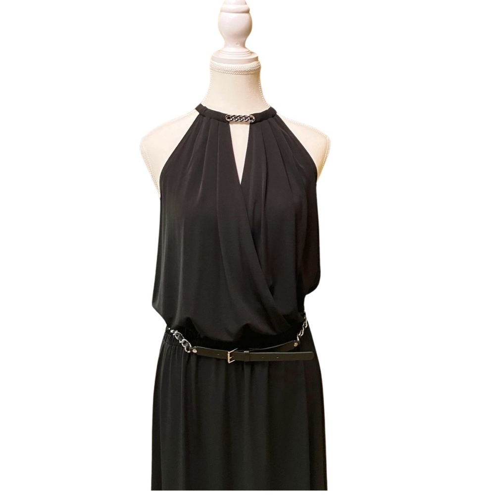 Michael Kors High Low Cocktail Dress in Black. Size Medium. - Picture 3 of 8